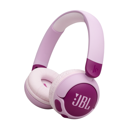 JBL Junior 320BT - Purple - Wireless on-ear kids headphones - Hero